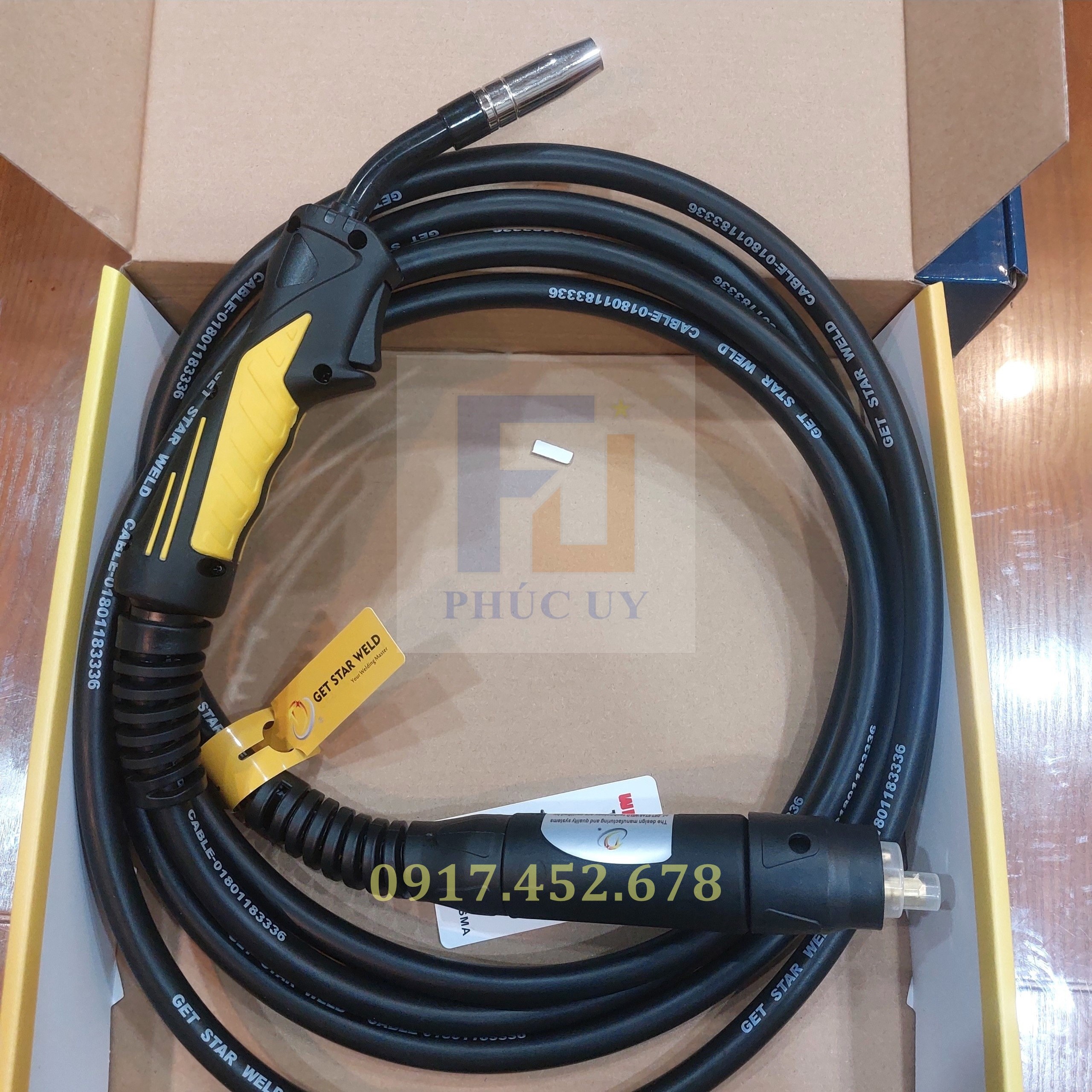 Mỏ hàn mig 15AK Getstar dây 5 mét đuôi Binzen