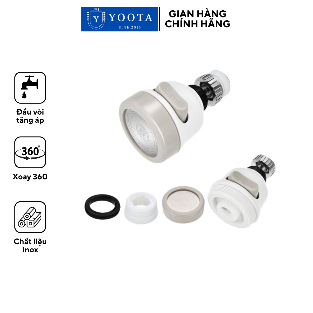 Đầu vòi nước tăng áp điều hướng xoay 360 độ, 3 chế độ, tiết kiệm nước, phù hợp với nhiều loại vòi