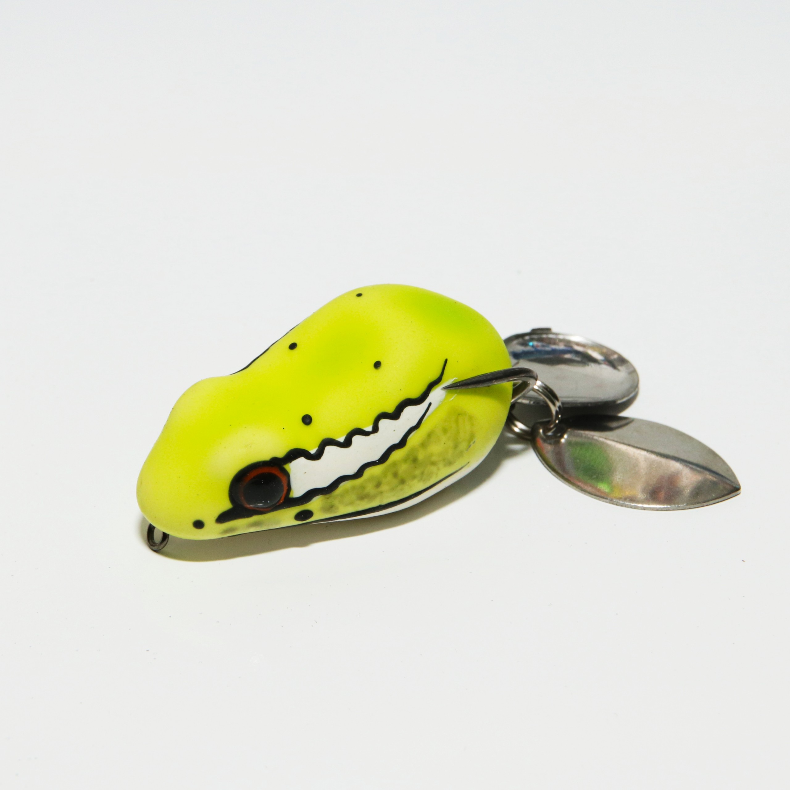 Mồi lure Sóc Chuột Thái màu xanh câu cá lóc