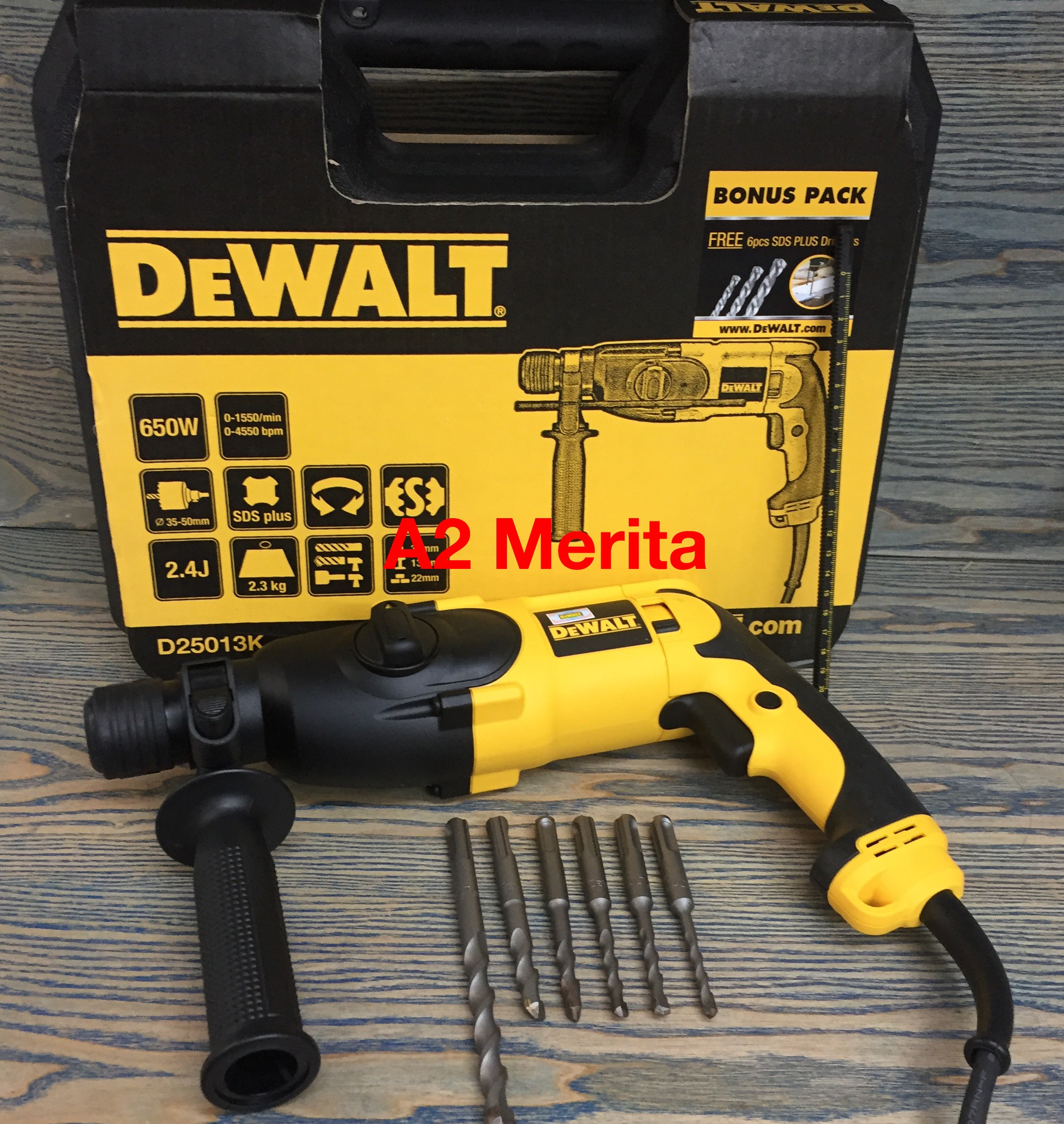 Máy khoan 3 chức năng 650w dewalt d25013k