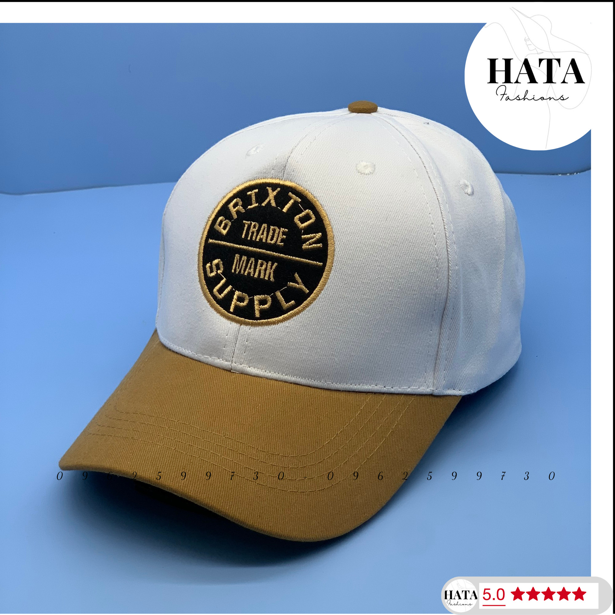 Nón Két Thêu Logo Tròn Họa Tiết ĐEN NÂU, MŨ LƯỠI TRAI Thời Trang Nam Nữ