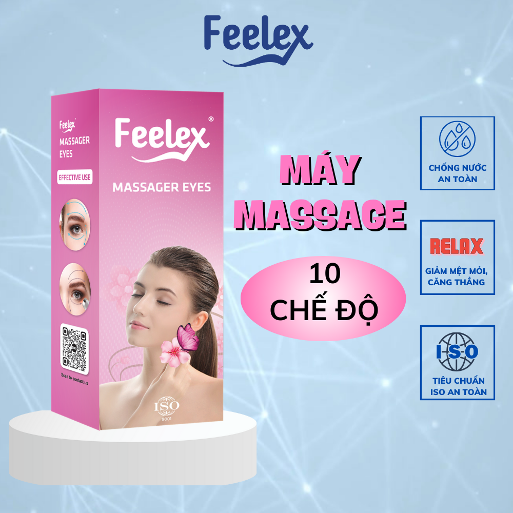 Máy massager Feelex 10 chế độ chuyên sâu, đa năng, tiện dụng, thời gian sử dụng lâu