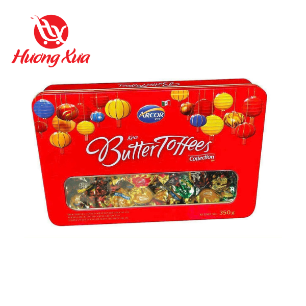 Kẹo arcor butter toffees siêu mỏng 350g hxs3956