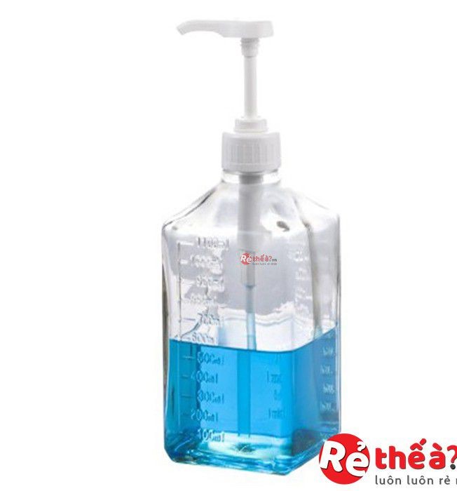 Bình bơm siro thủy tinh 1100ml