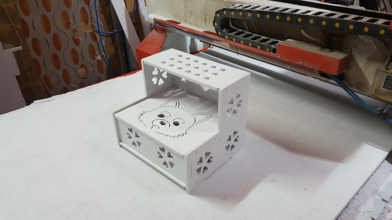 Kệ chân Nail hình Chó Misa tự tháo lắp đa năng (3 Màu)