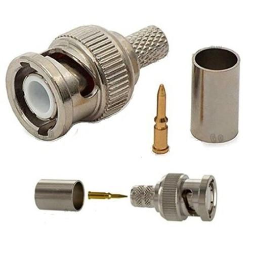 Bộ 50 Jack BNC bóp  dùng kìm bấm