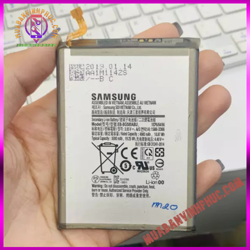 Pin samsung m20 / m205/ m30 / m305 eb-bg580abu,dung lượng 5000mah / bảo hành 12 tháng - mbvp.com
