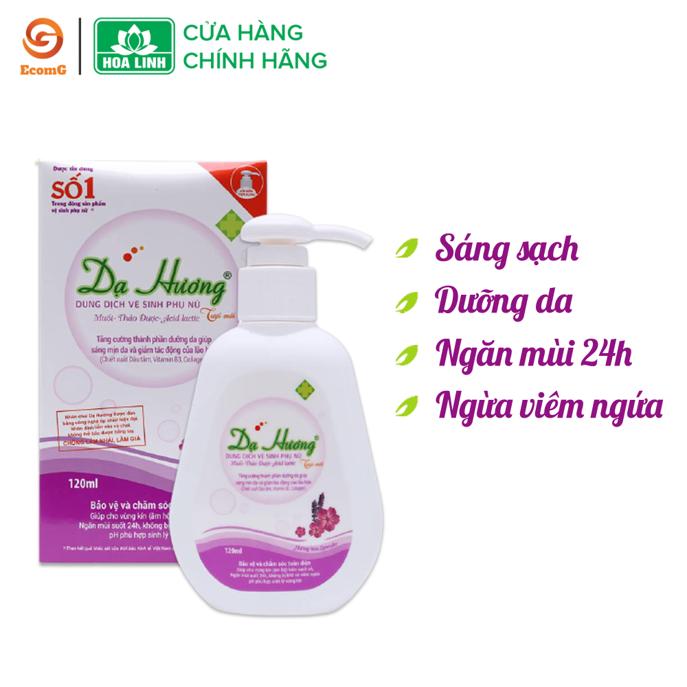 Dung dịch vệ sinh phụ nữ dạng gel Dạ Hương Lavender huyền bí - 120ml - DH1-01, làm sạch nhẹ nhàng, khử mùi hôi, mang lại cảm giác tự tin cho phái đẹp