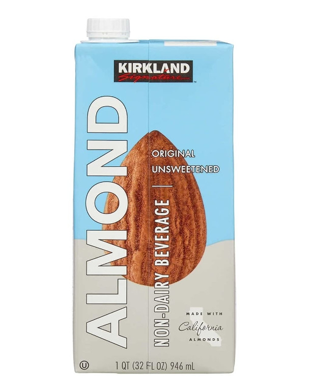 Sữa hạnh nhân nguyên chất Organic không đường Kirkland Signature Almond
