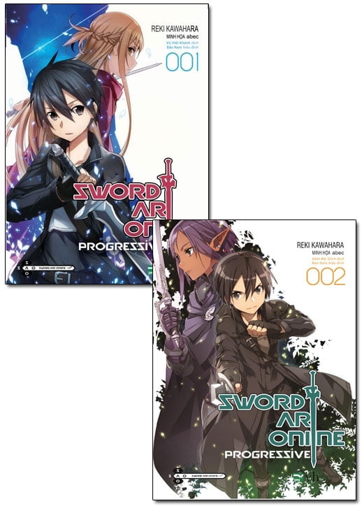 Fahasa - combo sách hay sword art online progressive 001 & 002