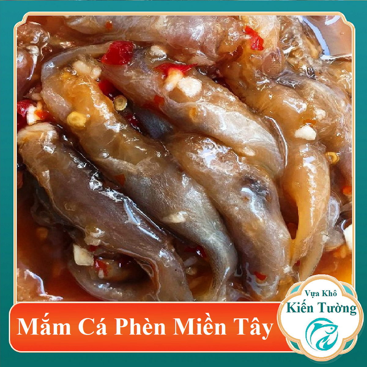 Mắm cá phèn - ngon như ý. hũ 1kg-vựa khô kiến tường