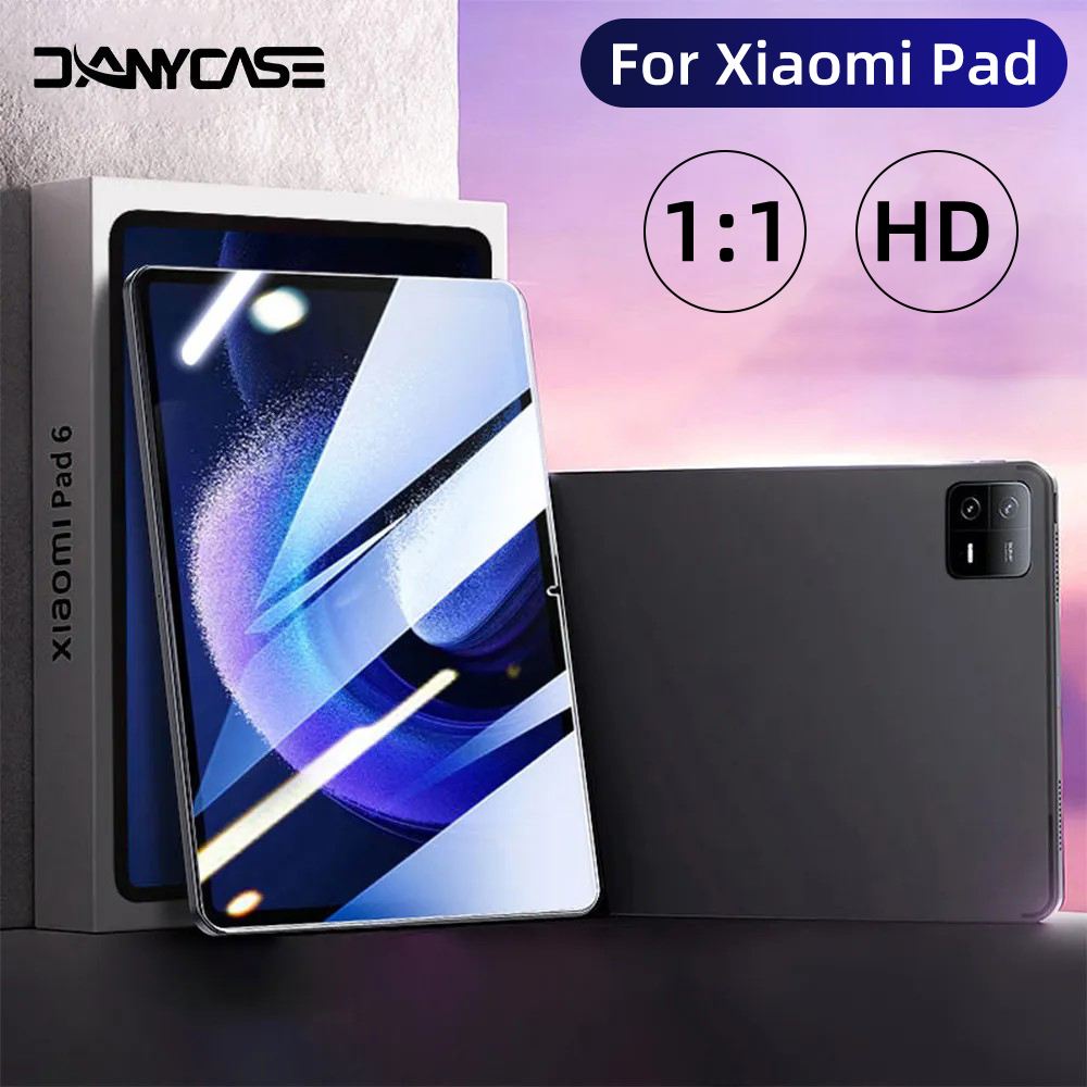DANYCASE Tempered Glass Screen Protector for Xiaomi Pad 6 / 6Pro 11inch Mipad 5 / 5Pro 11inch,2024 Redmi Pad Pro 12.1inch POCO Pad 12.1inch,2023 Redmi Pad SE 11inch,2022 Redmi Pad 10.6inch Clear HD Film