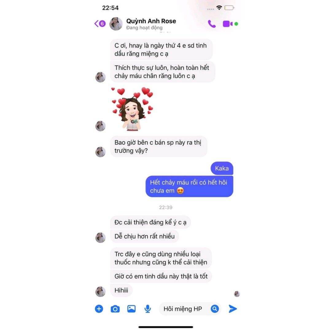 Tinh dầu răng miệng khử mùi hôi miệng Inod