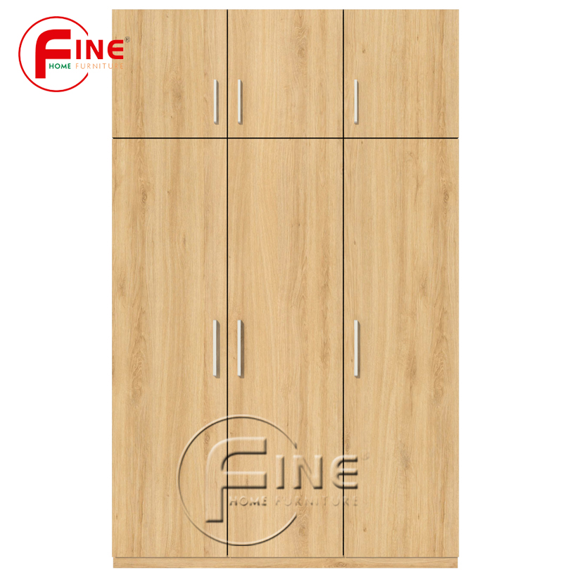 Tủ quần áo cao cấp hiện đại sang trọng fine ft031 kích thước 1m6 x 2m6, ngăn treo quần áo lớn và để đồ tiện dụng