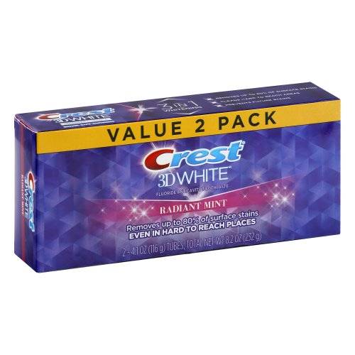 Set 2 tuýp kem đánh răng Crest 3D White 116g làm trắng răng hiệu quả