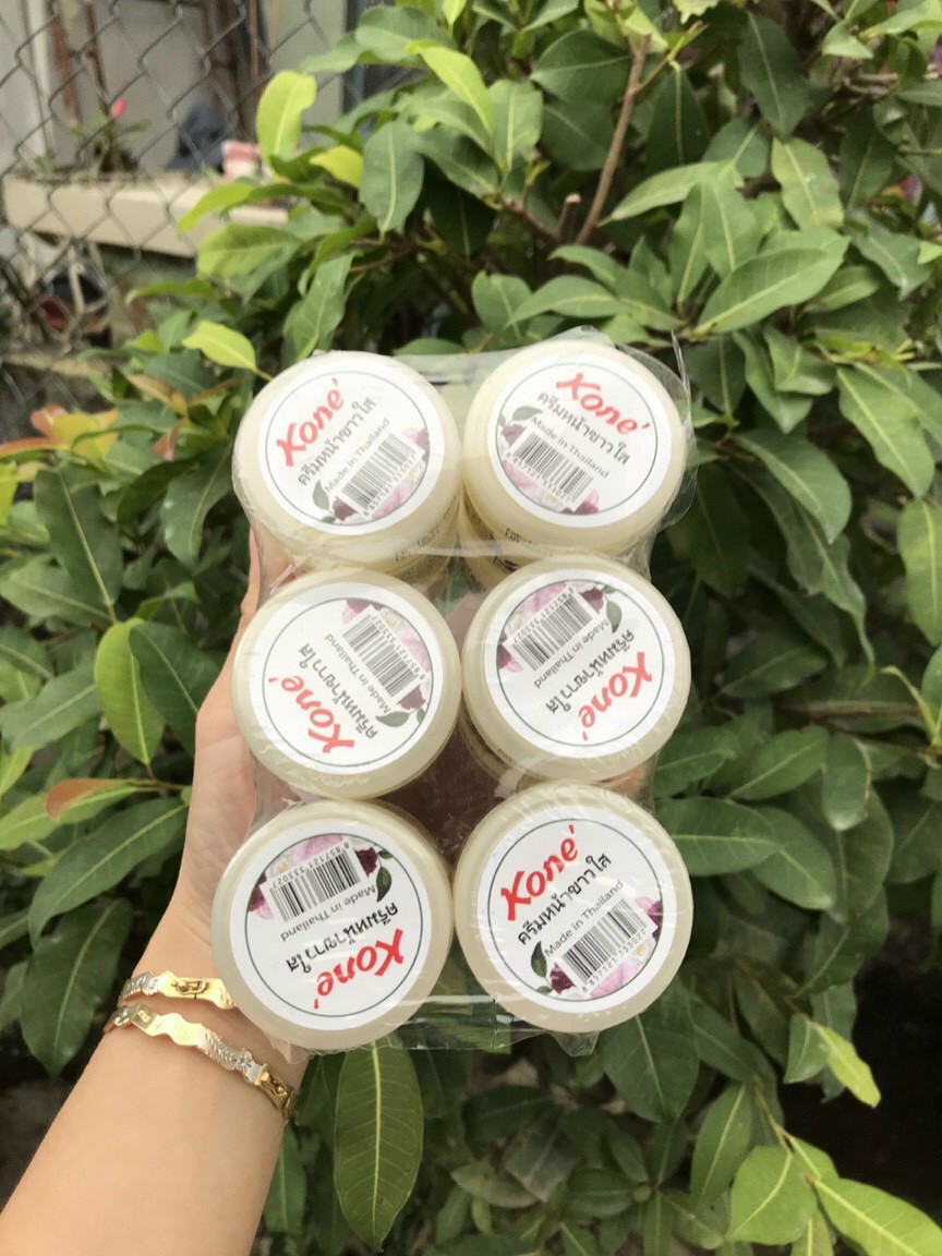 Combo 12 hủ kem kích trắng koné vàng thái lan
