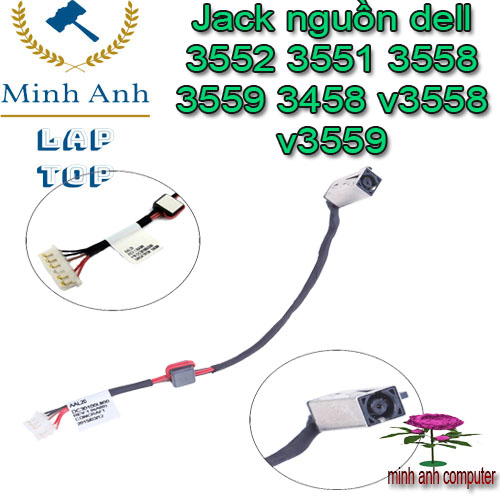 Jack nguồn dell 3552 3551 3558 3559 3458 v3558 v3559