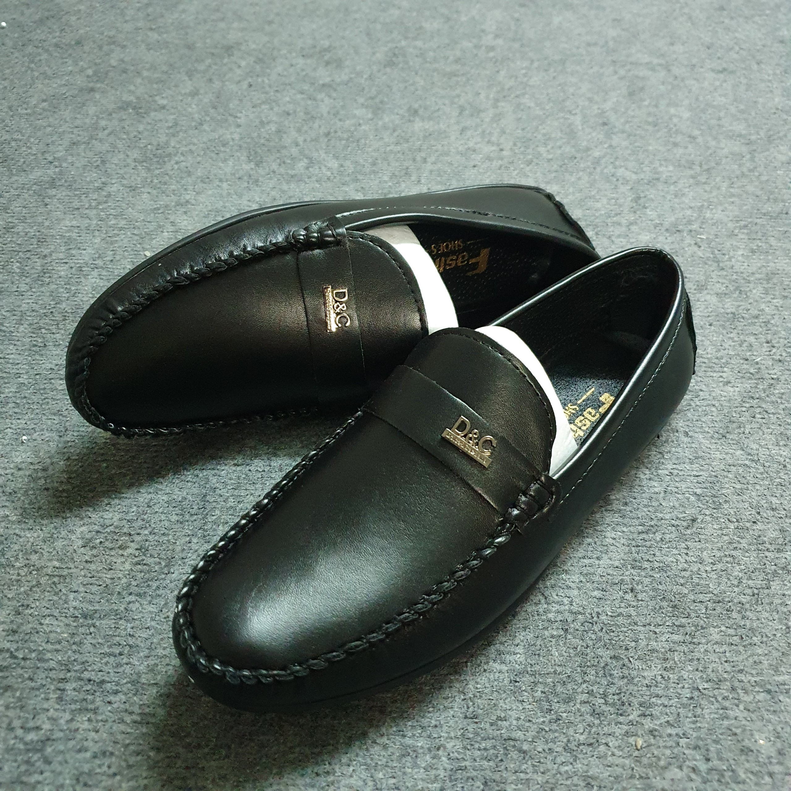 [TẶNG VỚ] Giày Lười Nam Khóa Kim Loại Lịch Lãm