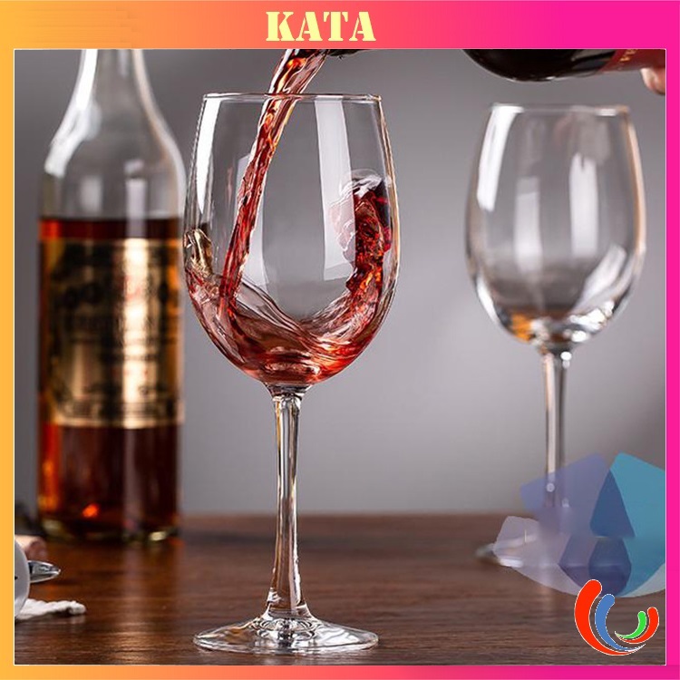 Bộ 6 Ly Thủy Tinh Chân Cao Đẹp Dầy Dặn Deli EJ5201 Dung Tích 350ml