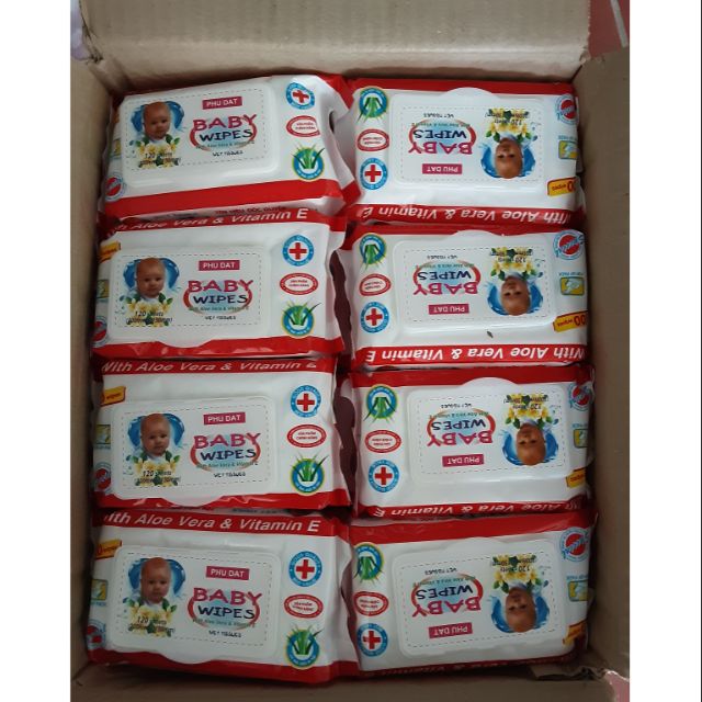 Khăn ướt baby phú đạt 100 tờ
