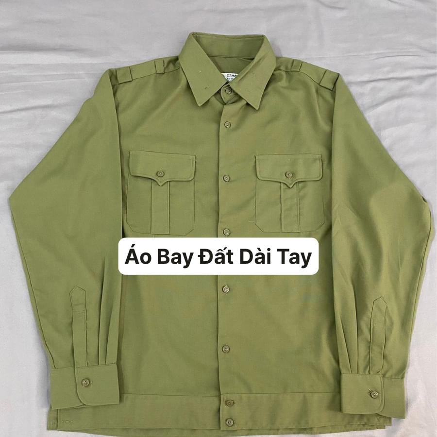 Áo si quan bay đất dài tay