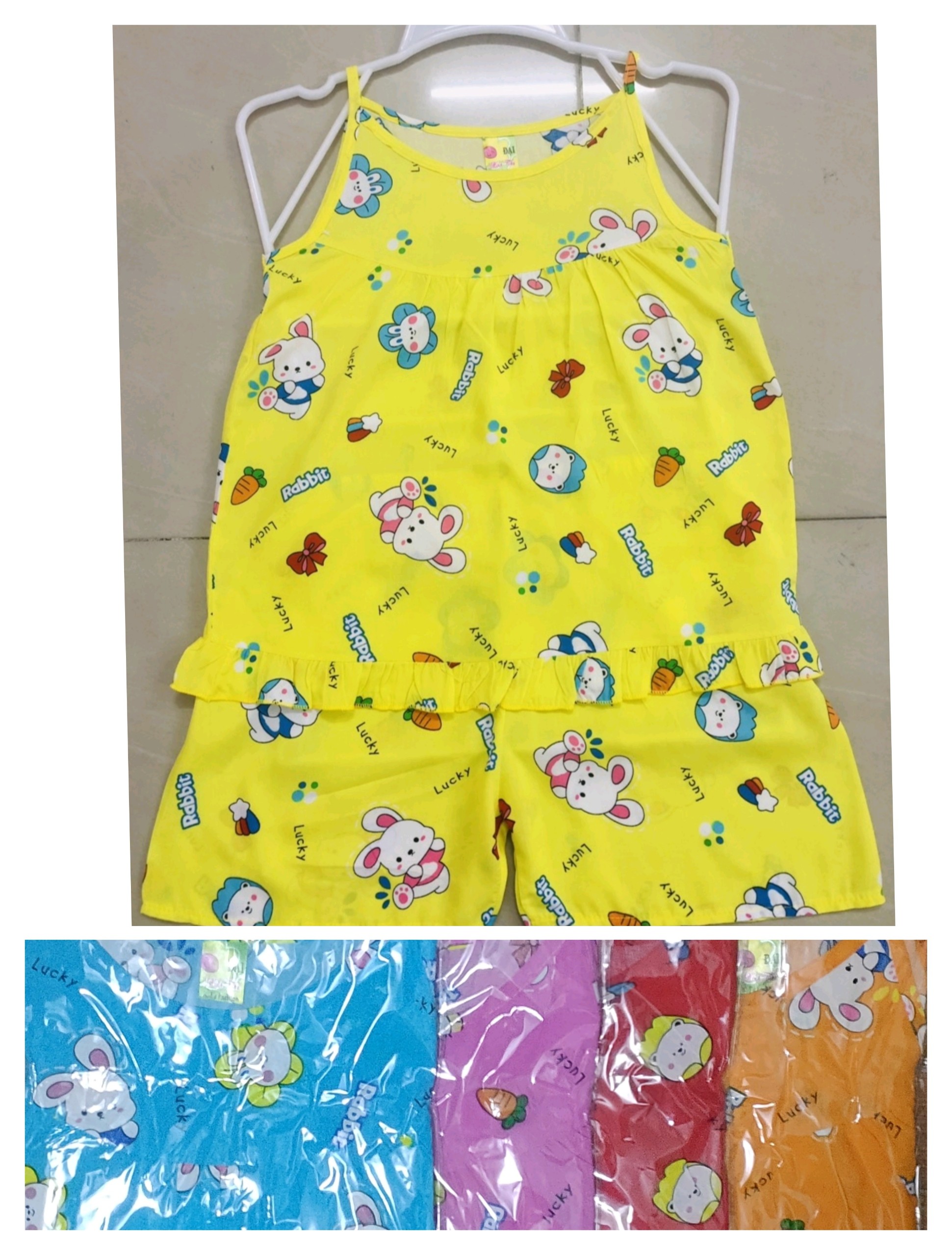 Đồ Bộ Tole Hai Dây Bé (22-26kg) (giao màu ngẫu nhiên) - 4
