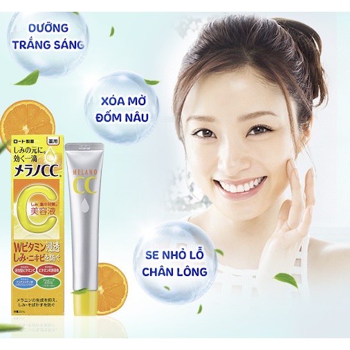 Tinh chất làm sạch nám mụn cc melano nhật bản 20ml