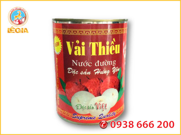 Vải thiều ngâm việt nam 565gr