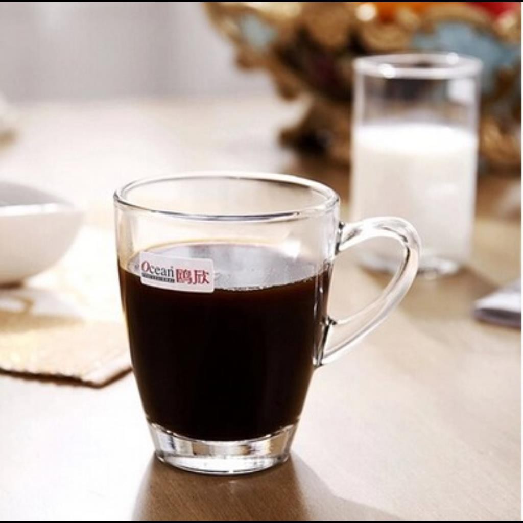 [Đại Lý Ocean] Bộ 6 Cốc Ly Tách Thủy Tinh Thái Lan Ocean Pha Trà Nóng Đẹp Cao Cấp P01640-320ml