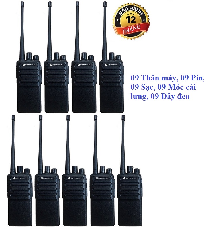 Bộ 9 bộ đàm motorola gp358