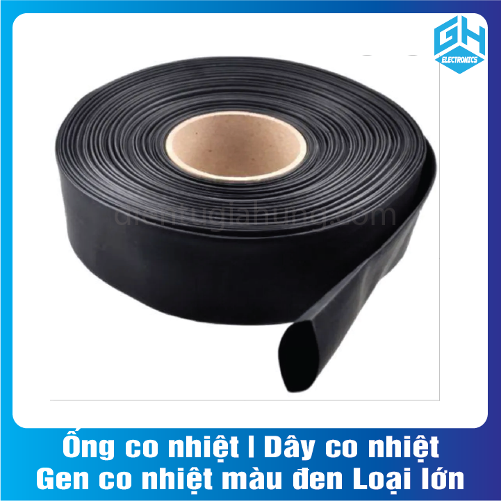 Ống co nhiệt | Dây co nhiệt | Gen co nhiệt màu đen
