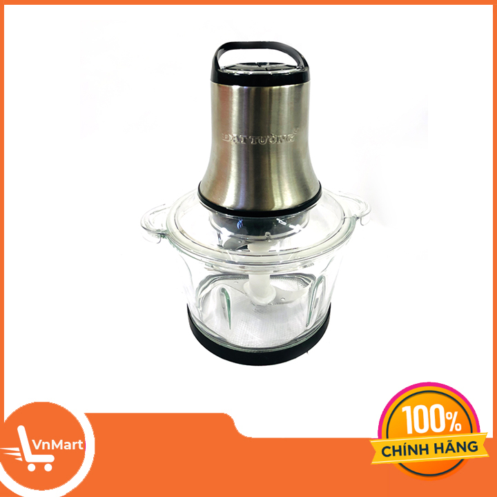 Máy xay thịt cá, xay thực phẩm,máy xay trái cây sinh tố, máy xay gia vị, máy xay 4 lưỡi cối thủy tinh 2L dao dòng cao cấp, trục inox