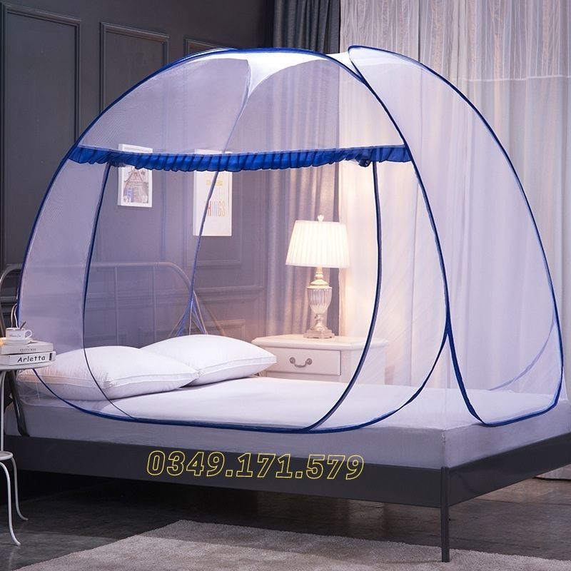 Màn ngủ Tự Bung Có Đáy, Gấp Gọn Tiện Dụng, Màn tự bung Hiện Đại Thông Minh Chống Muỗi, Côn Trùng  Hiệu Quả