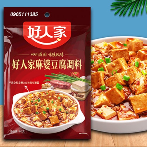 Sốt Đậu Hũ Tứ Xuyên 80g - Loại ngon