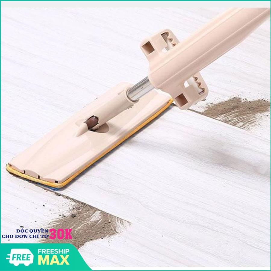 Cây lau nhà tự vắt Spin Mop xoay 360 độ