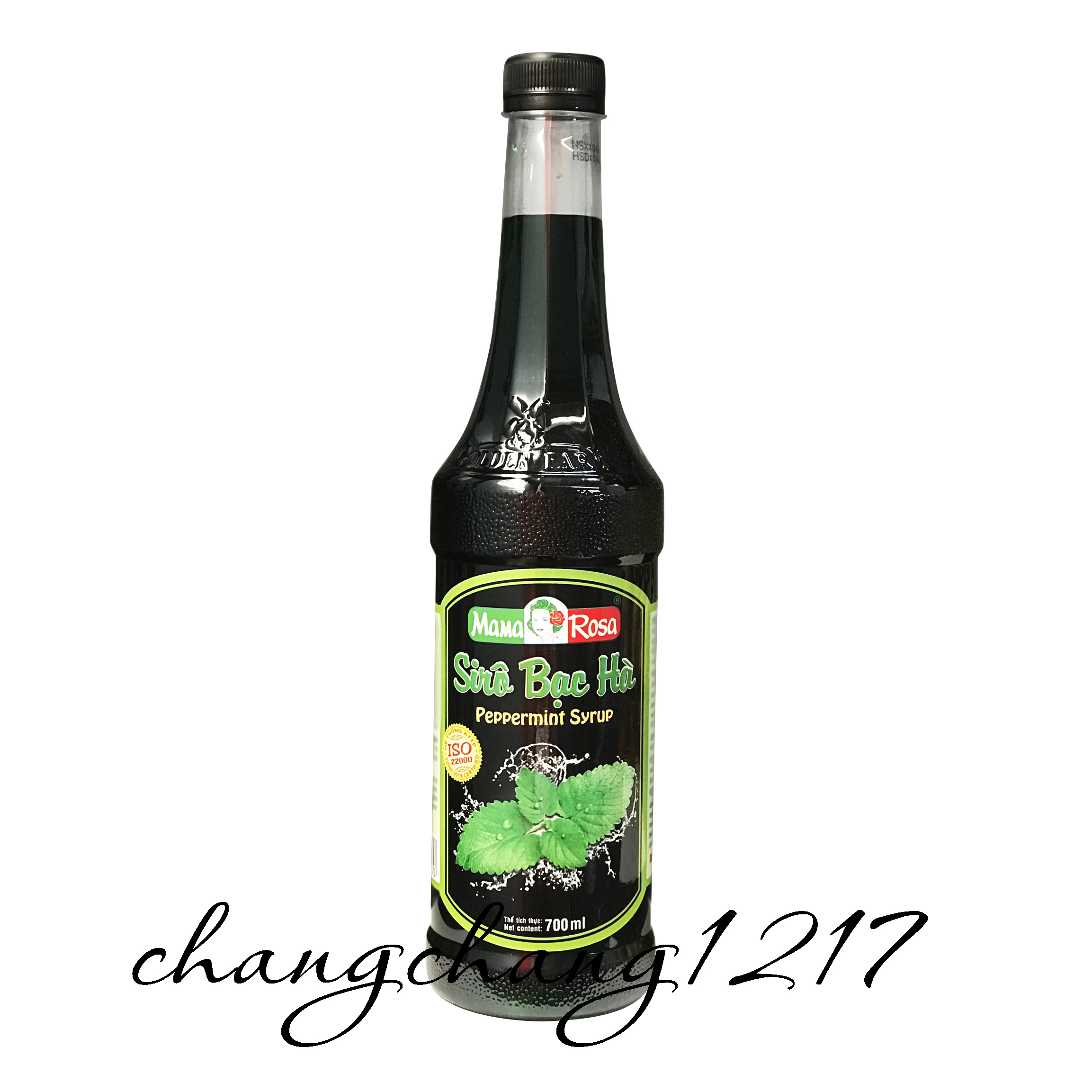 Siro golden farm bạc hà chai nhựa 700ml