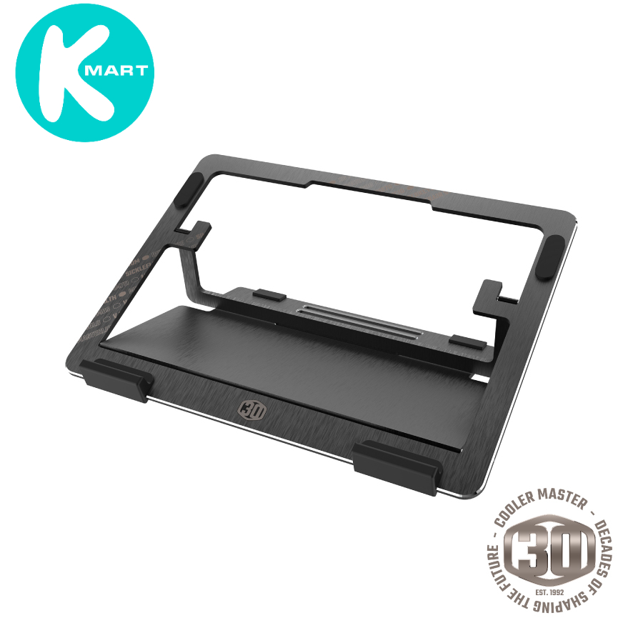 Đế tản nhiệt Laptop Cooler Master Ergostand Air 30th - Đen - Hàng Chính Hãng