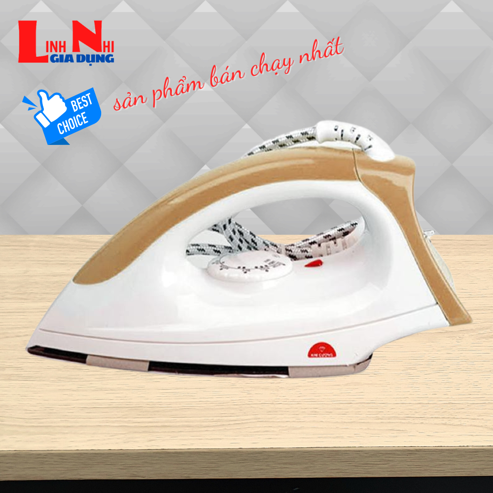 Bàn Ủi Kim Cương BU-T602, Công Suất 1000W, Nóng Nhanh, Tiện Dụng và Bền Bỉ- Gia Dụng Linh Nhi