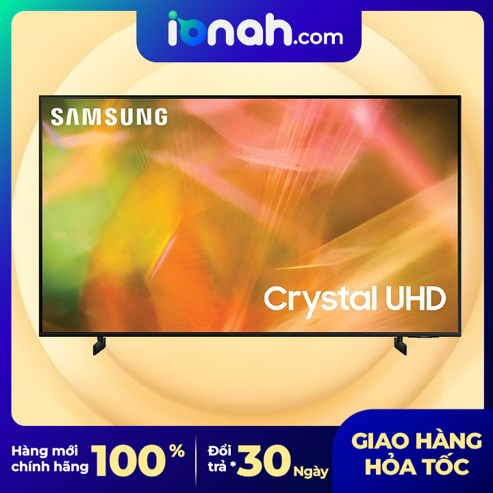 Smart Tivi Samsung 4K 75 inch Crystal AU8100 - Voice search Tiếng Việt , Kết nối bluetooth - Tivi Samsung giá rẻ