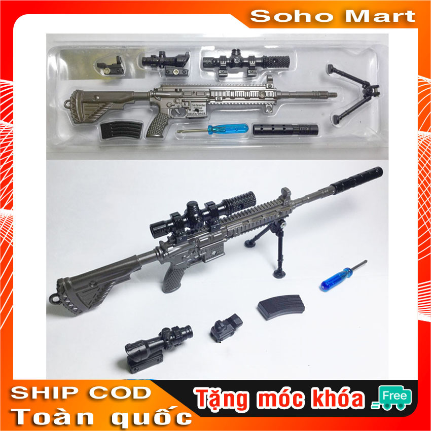 [X-MEN] PUBG mẫu mới kích thước 22cm, móc chìa khóa PUBG chát liệu kim loại không gỉ, tháo lắp dễ dà