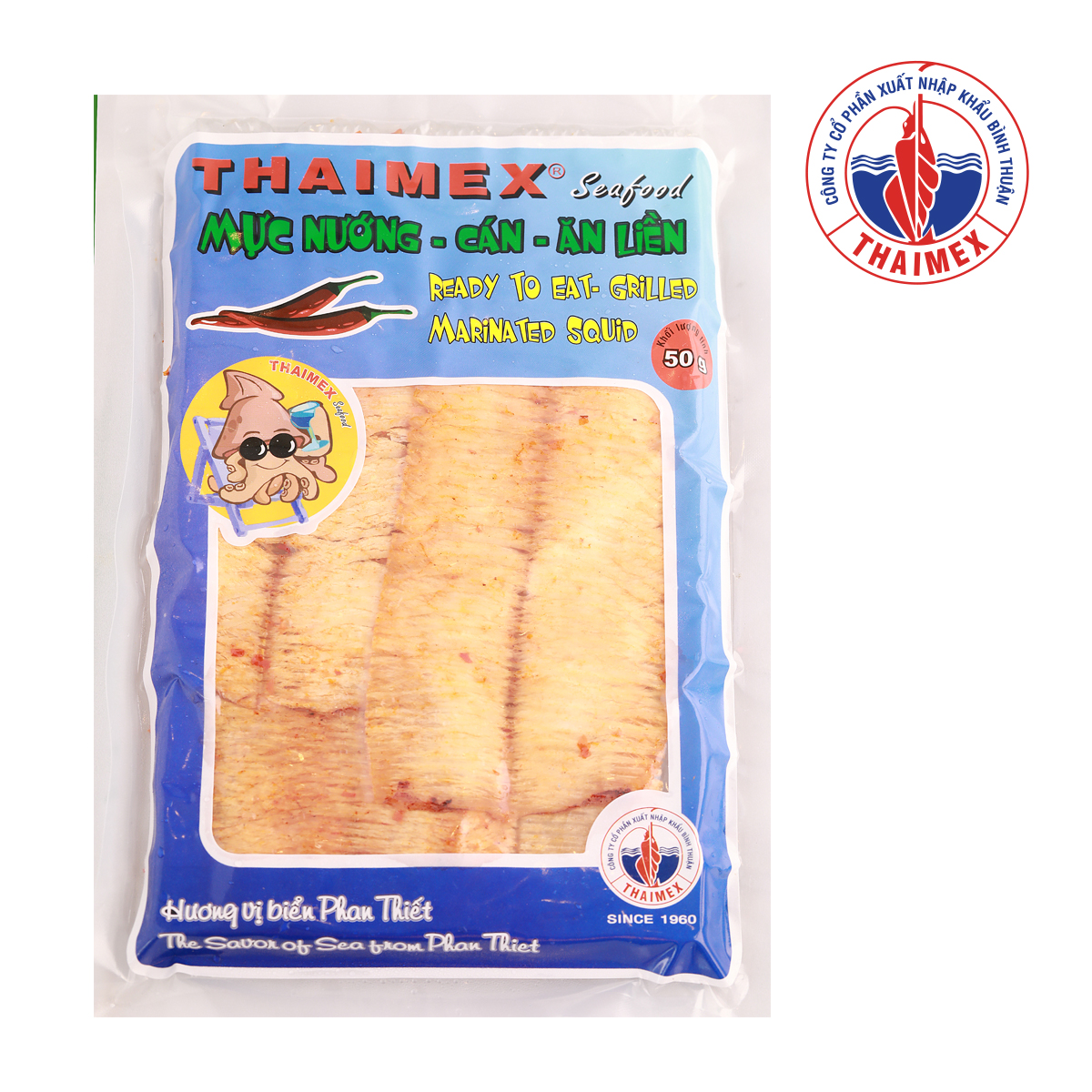Mực cán tẩm gia vị ăn liền