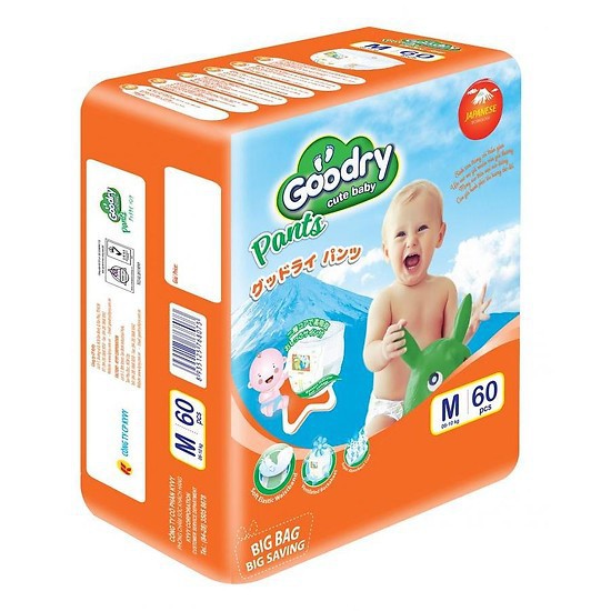 Tã quần goodry m60 l54 xl48 xxl44 siêu đại hàng