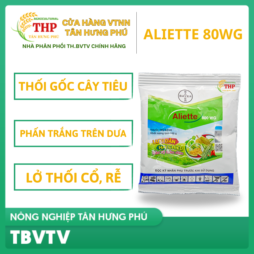 Thuốc trừ bệnh aliette 80wg gói 100g
