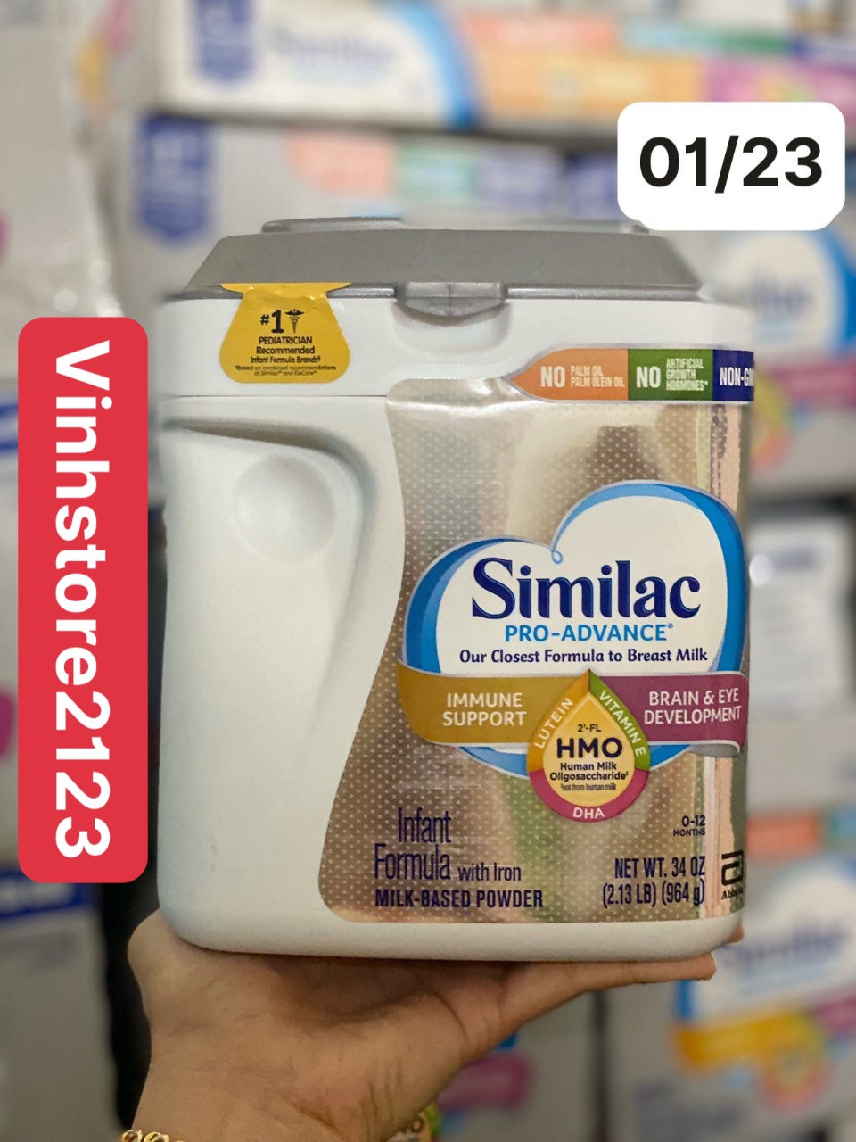 Sữa Similac Pro Advance Non GMO - HMO cho bé từ 0