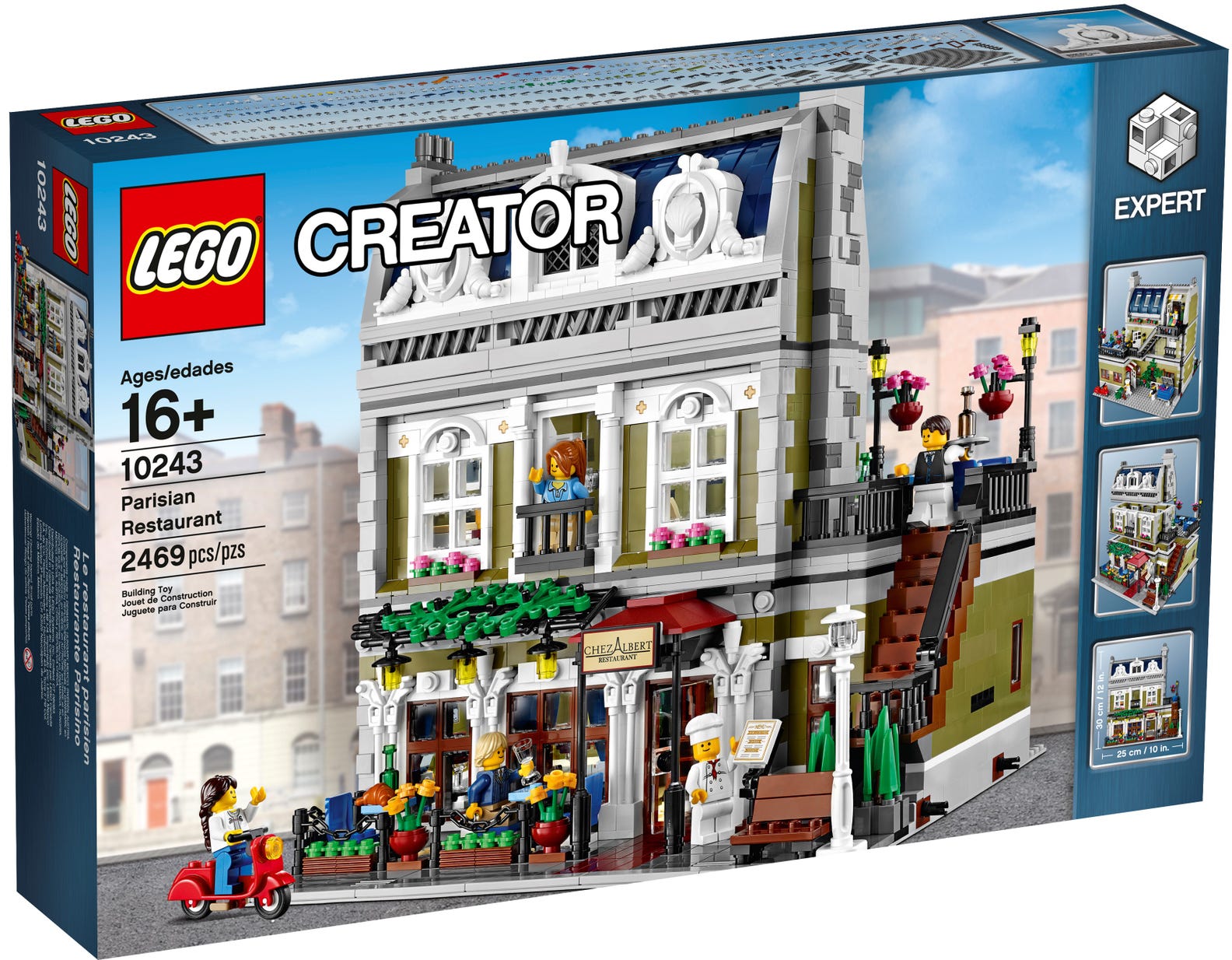 Brick4u - lego creator expert - 10243 - parisian restaurant - nhà hàng pháp