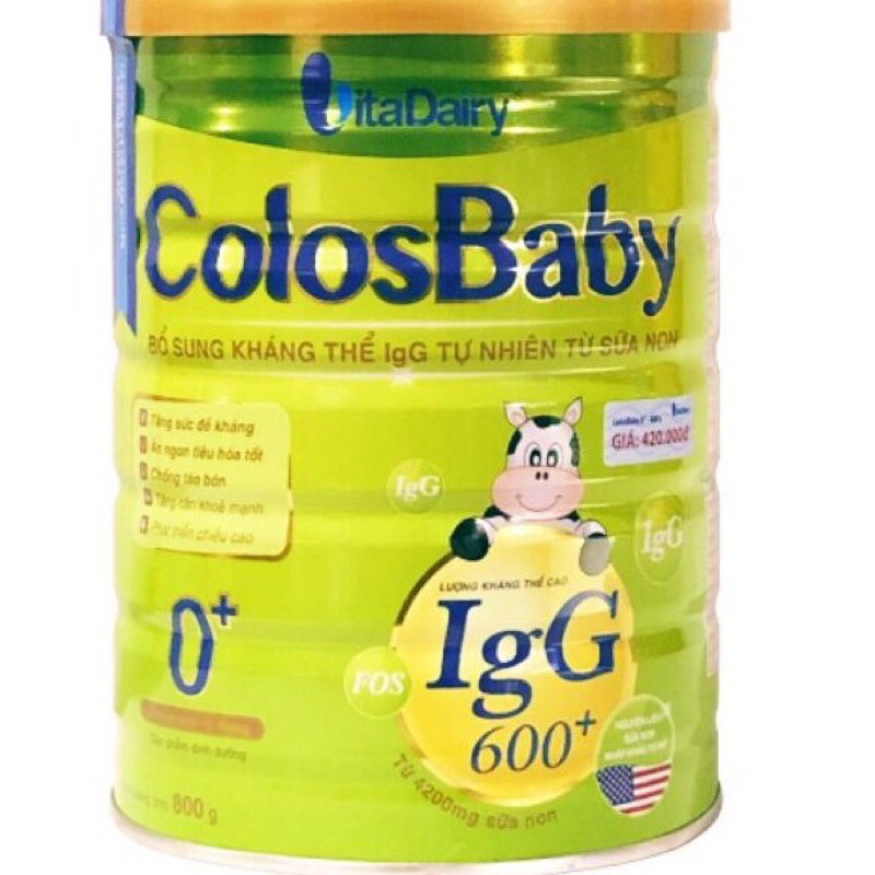 Sữa non colosbaby 0+ 600igg 800g