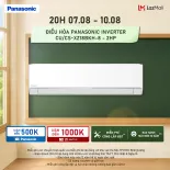 [CHỈ GIAO MIỀN BẮC][Trả góp 0%] [Chỉ giao miền Bắc] Máy lạnh/Điều hòa Panasonic Inverter CU/CS-XZ18BKH-8 - 2HP - Hai chiều - Lọc sạch không khí NanoeX - Kết nối wifi