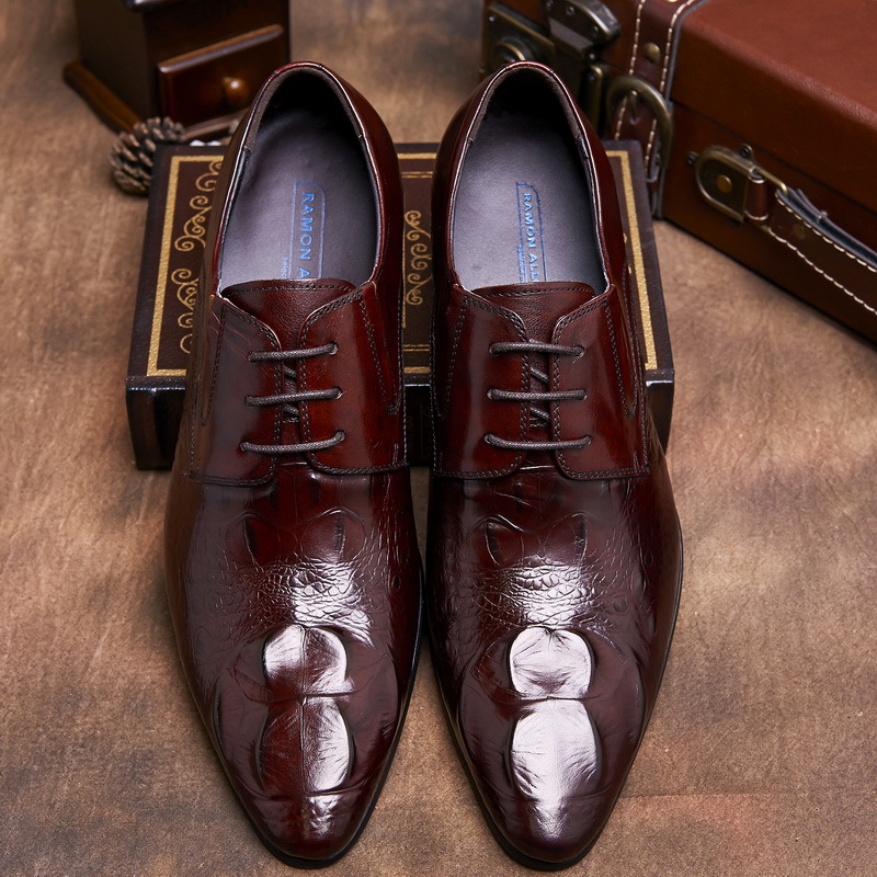 [DA BÒ DẬP VÂN CÁ SẤU]Giầy da bò nam công sở cao cấp GD009, cam kết da bò 100% bảo hành 12 tháng, giầy nam công sở, giầy da nam cao cấp, giầy da bò, giầy nam đẹp, giầy da bò kiểu dáng hàn quốc