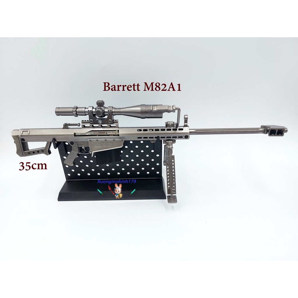 Mô hình 3d súng trường bắn tỉa Barrett miễn phí  Max Vray  Open3dModel