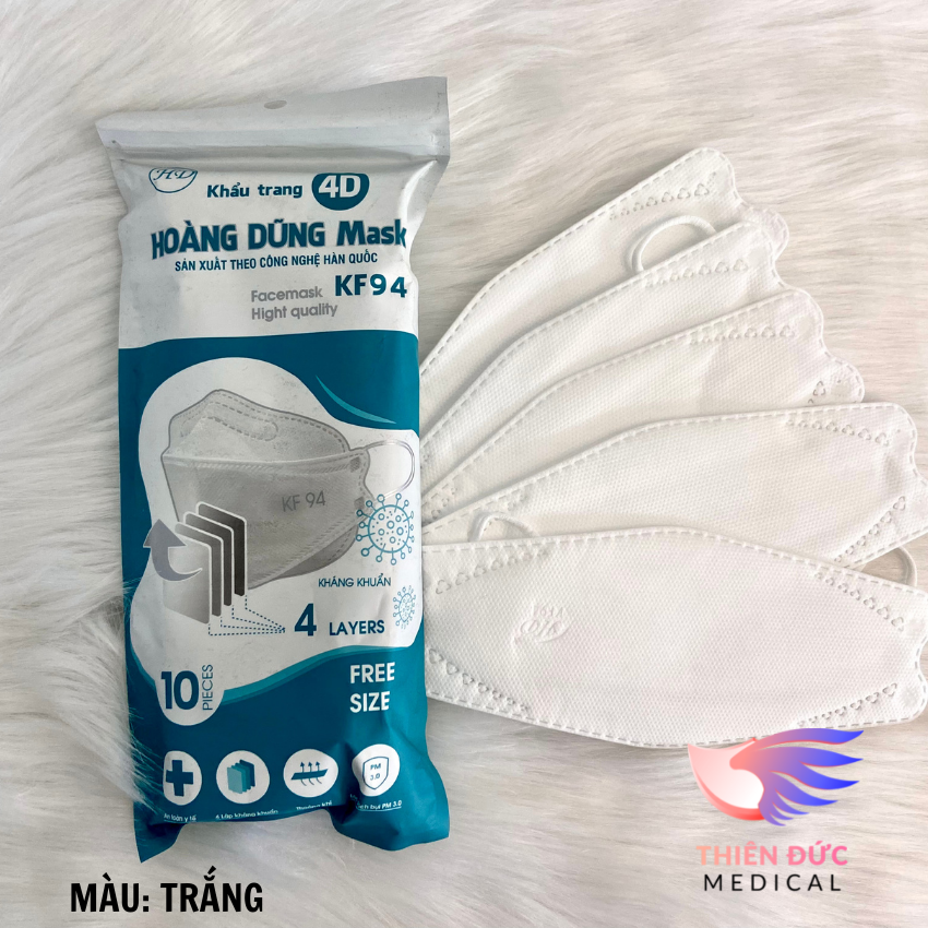 Thùng 300 cái khẩu trang kf94 hoàng dũng